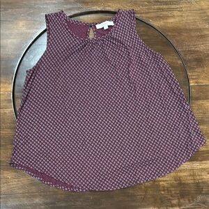 Stylish Maroon Sleeveless Blouse